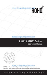 ROHO MOSAIC1818HD Manual De Instrucciones