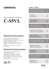 Onkyo C-S5VL Manual De Instrucciones