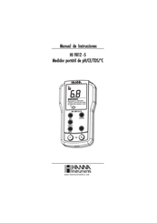 Hanna Instruments HI 9812 -5 Manual De Instrucciones