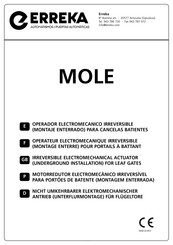 Erreka MOLE MO120 Manual De Instrucciones