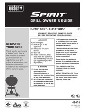 Weber SPIRIT E-210 GBS Manual De Instrucciones