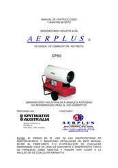 AERPLUS DP80 Manual De Instrucciones