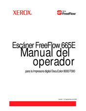 Xerox FreeFlow 665E Manual Del Operador