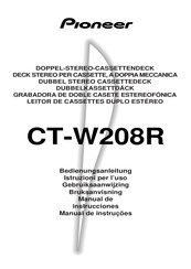 Pioneer CT-W208R Manual De Instrucciones