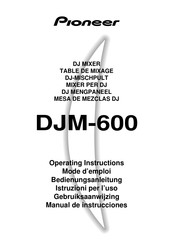 Pioneer DJM-600 Manual De Instrucciones