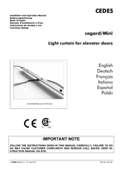 Cedes cegard/Mini Instrucciones De Montaje Y Uso