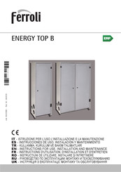 Ferroli ENERGY TOP B 250 Instrucciones De Uso