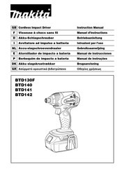 Makita BTD142 Manual De Instrucciones