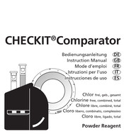 Lovibond CHECKIT Comparator Instrucciones De Uso