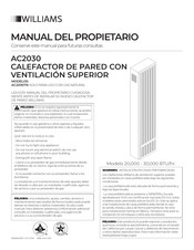 Williams AC2030 Manual Del Propietário