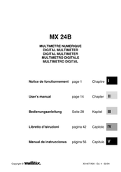 Metrix MX 24B Manual De Instrucciones