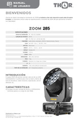 THOR ZOOM 285 Manual De Usuario