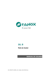 Fanox SIL B Manual De Usuario