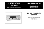 BK Precision 1803D Manual De Instrucciones