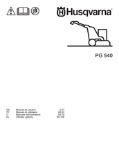 Husqvarna PG 540 Manual De Usuario