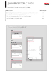 Dorma MUNDUS COMFORT PT 24 Instrucciones De Montaje