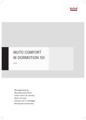 Dorma MUTO COMFORT M DORMOTION 50 Instrucciones De Montaje