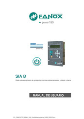 Fanox SIA B Manual De Usuario