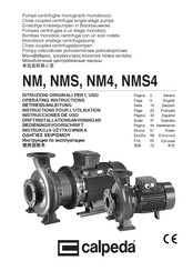 Calpeda NM4012F Instrucciones De Uso