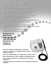 Cavitron JET Plus Instrucciones De Uso