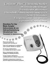 Cavitron Plus Instrucciones De Uso