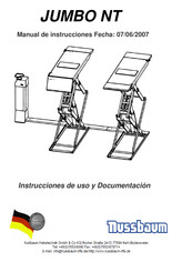 Nussbaum JUMBO NT Manual De Instrucciones