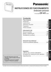 Panasonic CF-H1 serie Instrucciones De Funcionamiento