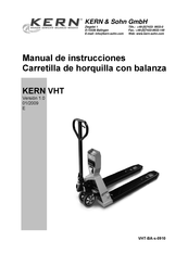 KERN VHT-BA Manual De Instrucciones