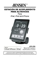 Jensen JiPS-250i Manual De Instrucciones