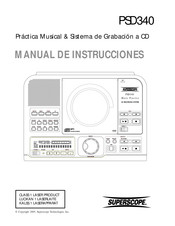 Superscope PSD340 Manual De Instrucciones