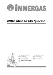 Immergas NIKE Mini 28 kW Special Manual De Instrucciones