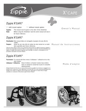 Sunrise Medical Zippie X'CAPE Manual De Usuario