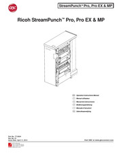 GBC Ricoh StreamPunch Pro MP Manual De Instrucciones