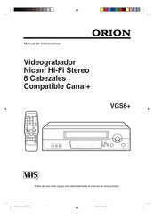 Orion VGS6+ Manual De Instrucciones