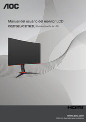 AOC CQ27G2U Manual Del Usuario