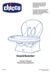 Chicco Snack Booster Manual Del Propietário