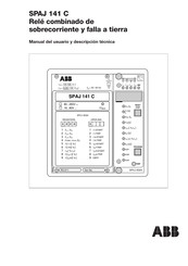 ABB SPAJ 141 C Manual Del Usuario