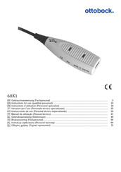 Ottobock 60X1 Instrucciones De Uso