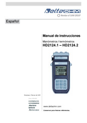 Delta OHM HD2124.1 Manual De Instrucciones