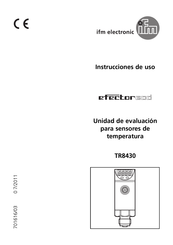 IFM Electronic efector600 TR8430 Instrucciones De Uso