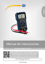 PCE Instruments PCE-DM 5 Manual De Instrucciones