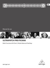 Behringer ULTRAPATCH PRO PX3000 Manual De Uso