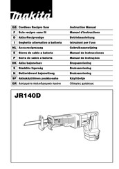 Makita JR140D Manual De Instrucciones