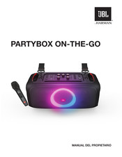 Harman JBL PARTYBOX ON-THE-GO Manual Del Propietário