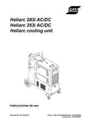 ESAB Heliarc 283i AC/DC Instrucciones De Uso