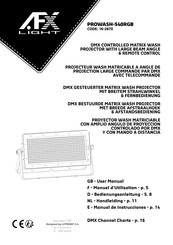 afx light PROWASH-540RGB Manual De Instrucciones