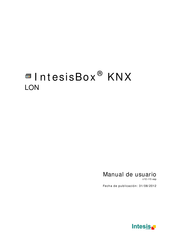 Intesis IBOX-KNX-LON-A Manual De Usuario