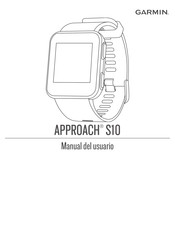 Garmin APPROACH S10 Manual Del Usuario