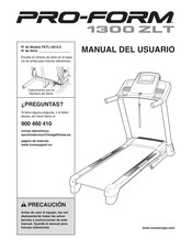 Pro-Form PETL12810.0 Manual Del Usuario