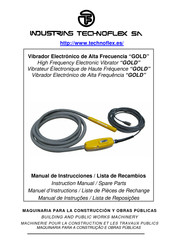 Technoflex GOLD Manual De Instrucciones/Lista De Recambios